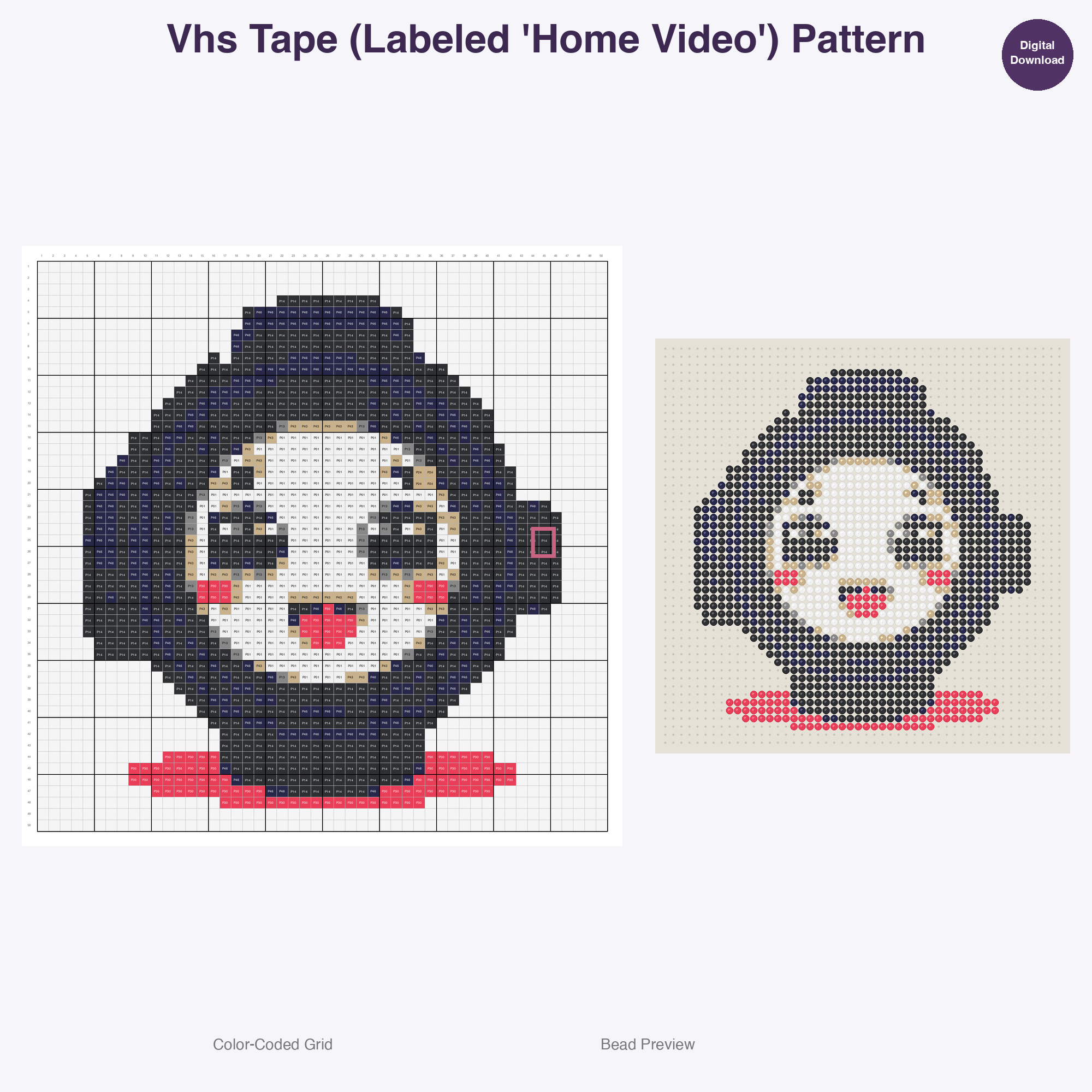 Nostalgic Gadget Charm Perler Bead Patterns Bundle, 48 Designs (PDF Digital Download)