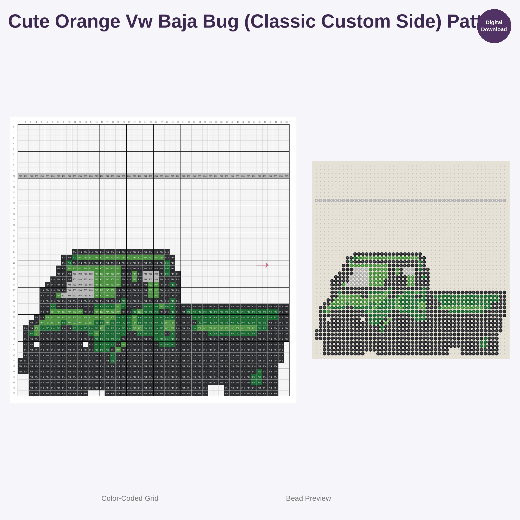 Off-Road Truck & Jeep Adventure Perler Bead Patterns Bundle, 48 Designs (PDF Digital Download)