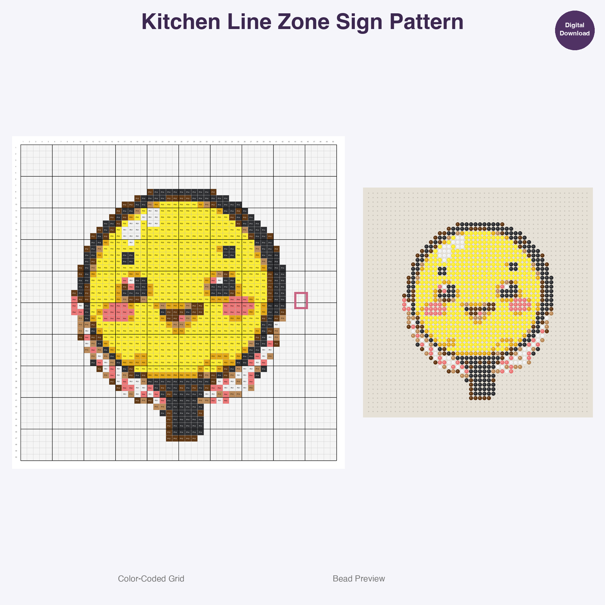 Cute Pickleball Fun Perler Bead Patterns Bundle, 48 Designs (PDF Digital Download)