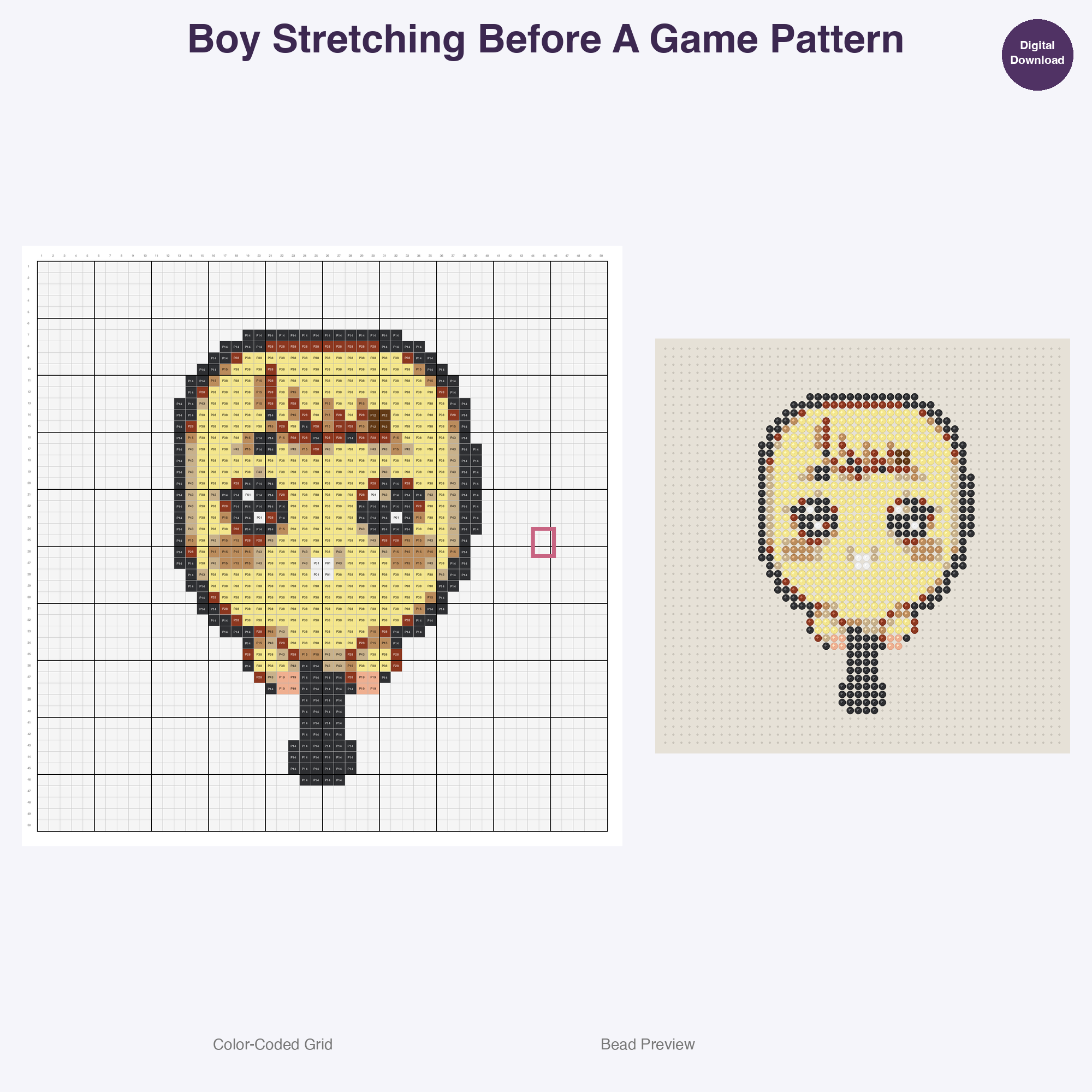 Cute Pickleball Fun Perler Bead Patterns Bundle, 48 Designs (PDF Digital Download)