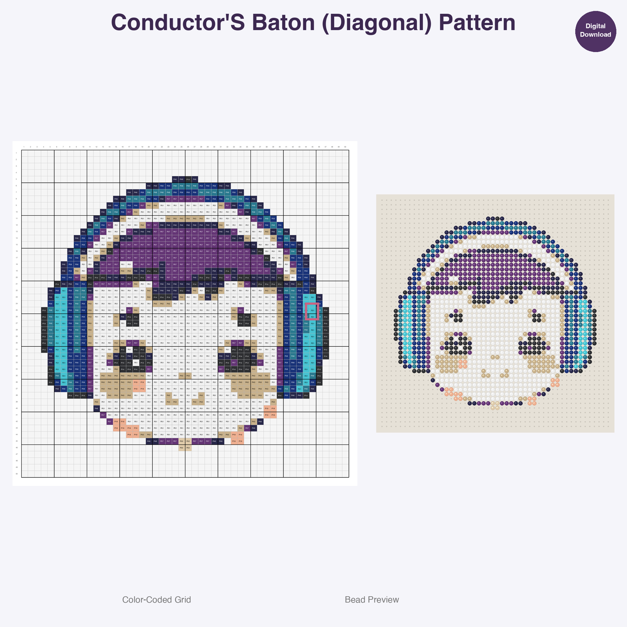 Pixel Pop Concert Perler Bead Patterns Bundle, 48 Designs (PDF Digital Download)