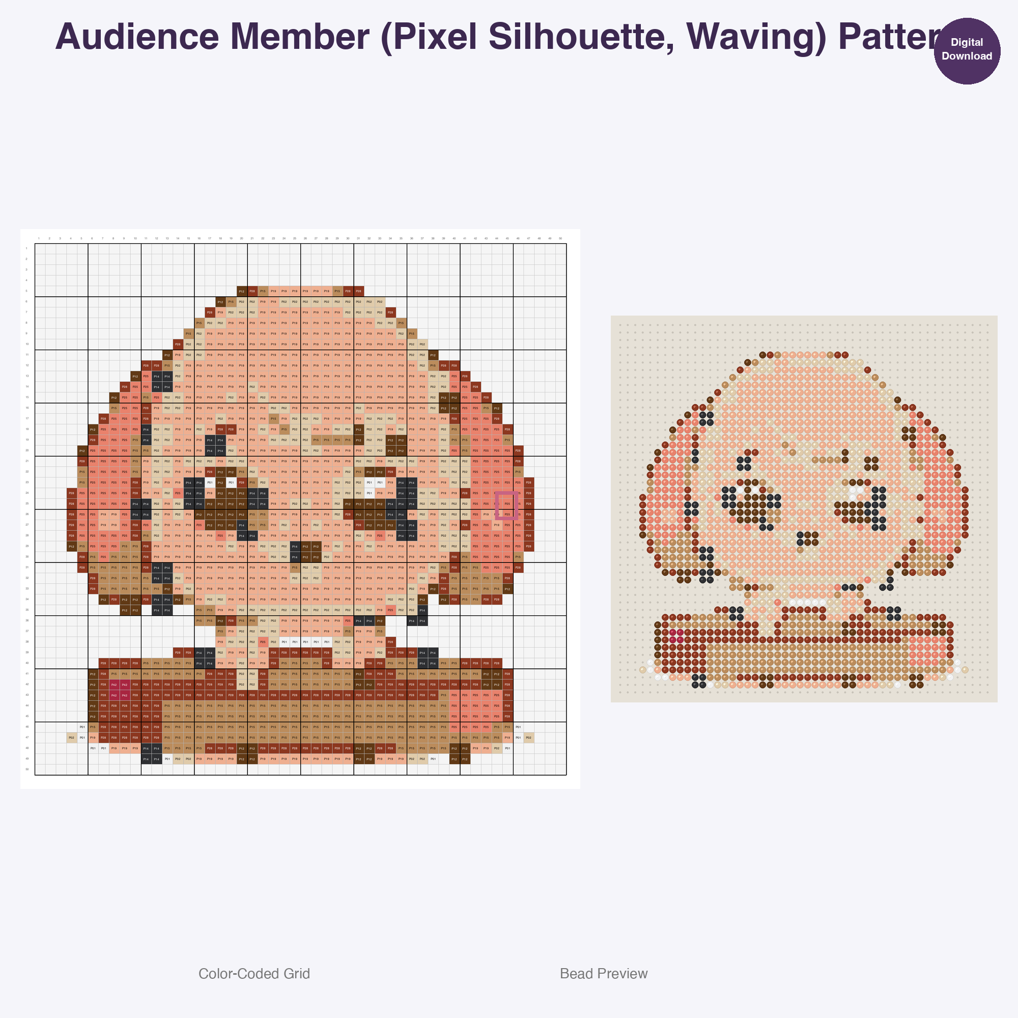 Pixel Pop Concert Perler Bead Patterns Bundle, 48 Designs (PDF Digital Download)
