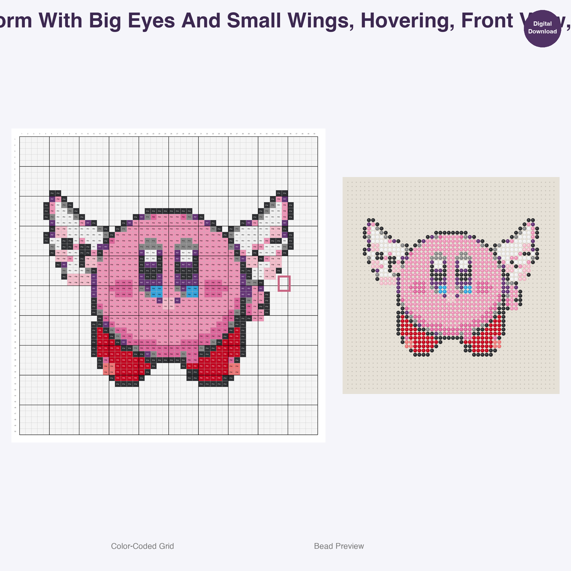 Retro Nintendo Pixel Characters Perler Bead Patterns, 48 Designs x 2 Grid Sizes (50x50 + 128x128), Fuse Bead PDF Digital Download