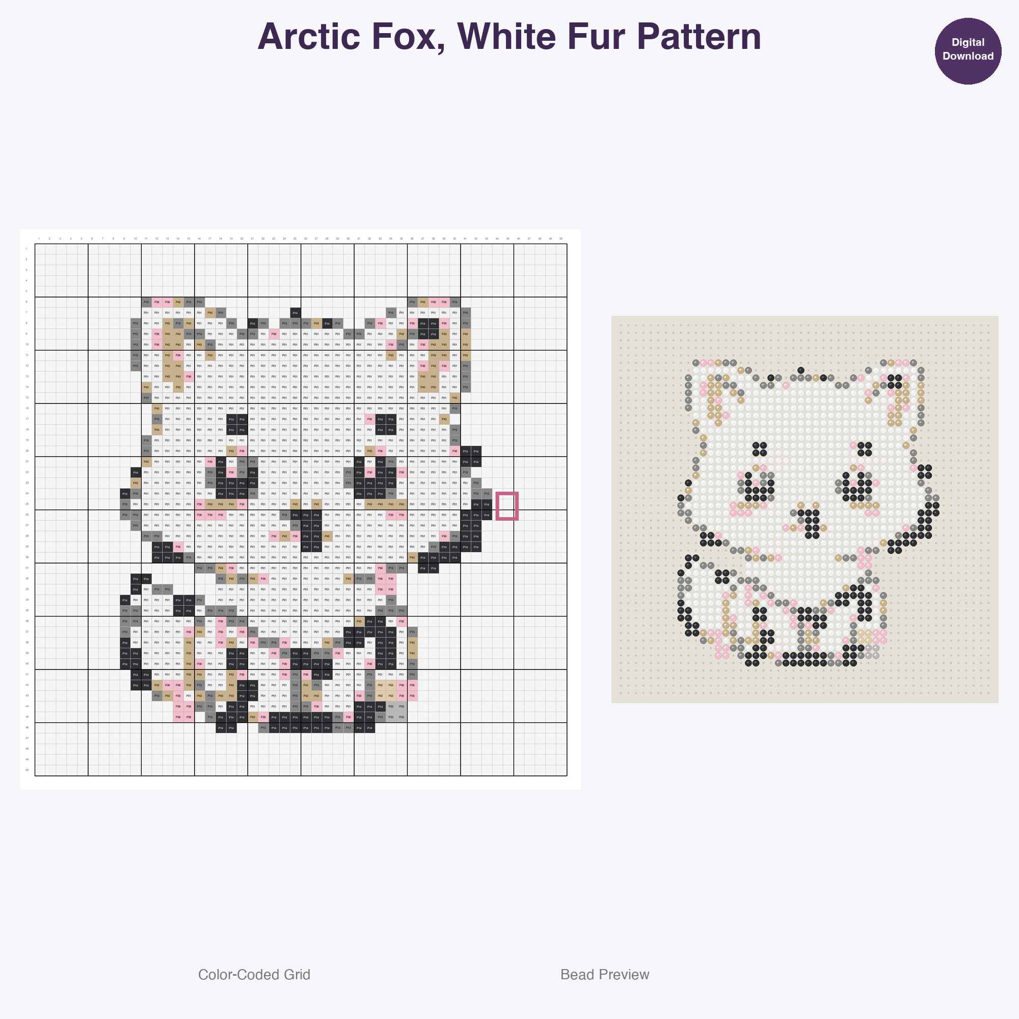 Rustic Woodland Critters Perler Bead Patterns Bundle, 48 Designs (PDF Digital Download)