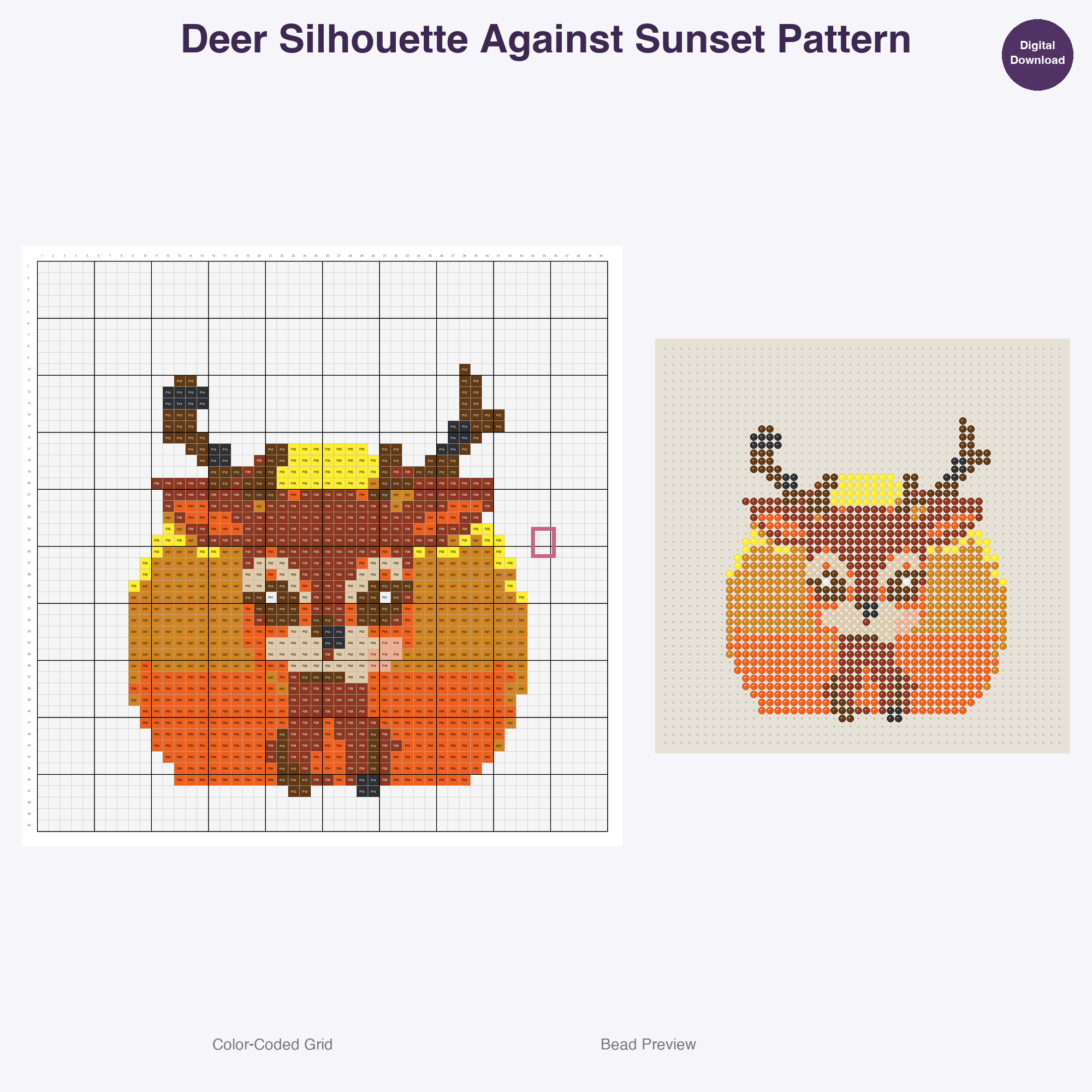 Rustic Woodland Critters Perler Bead Patterns Bundle, 48 Designs (PDF Digital Download)