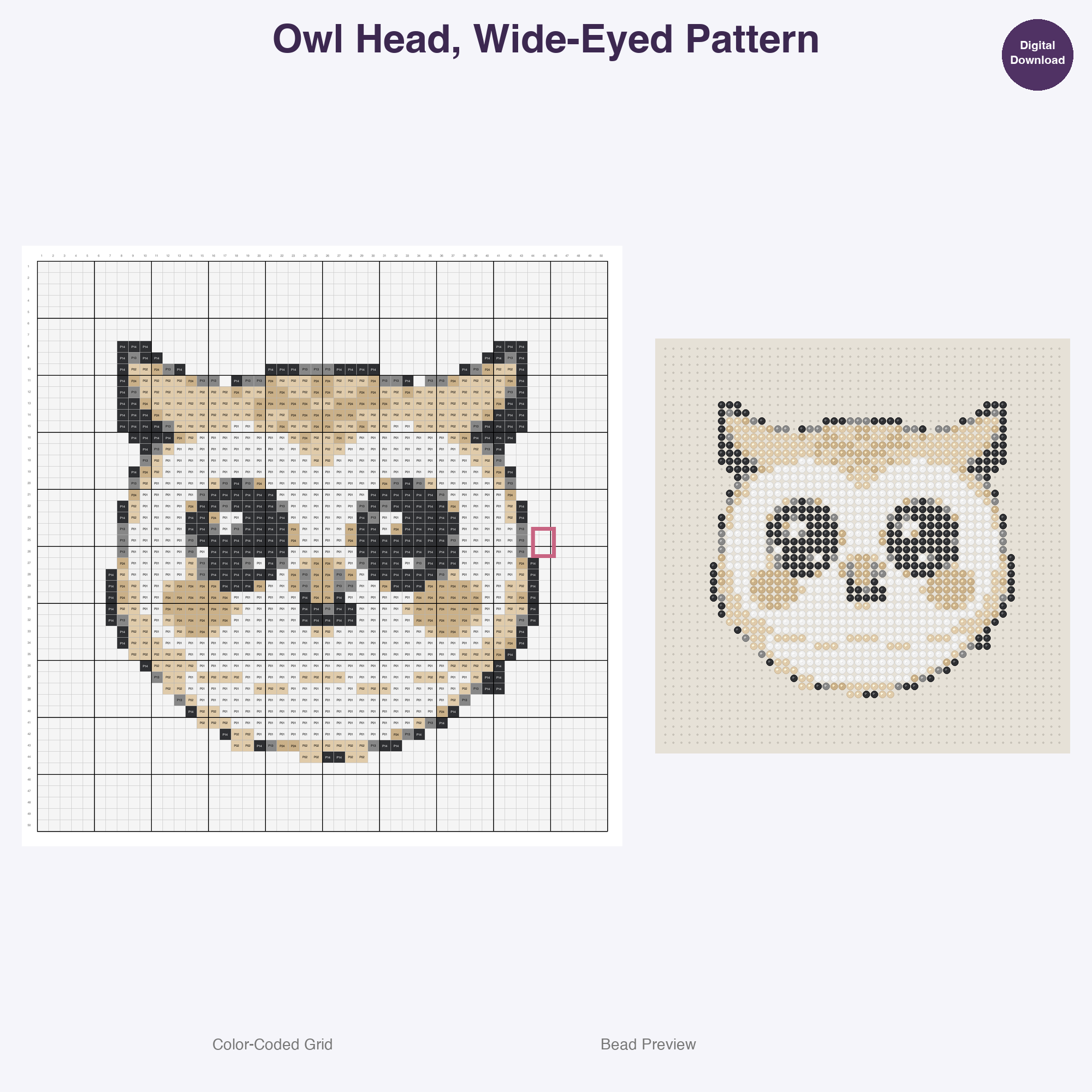 Rustic Woodland Critters Perler Bead Patterns Bundle, 48 Designs (PDF Digital Download)