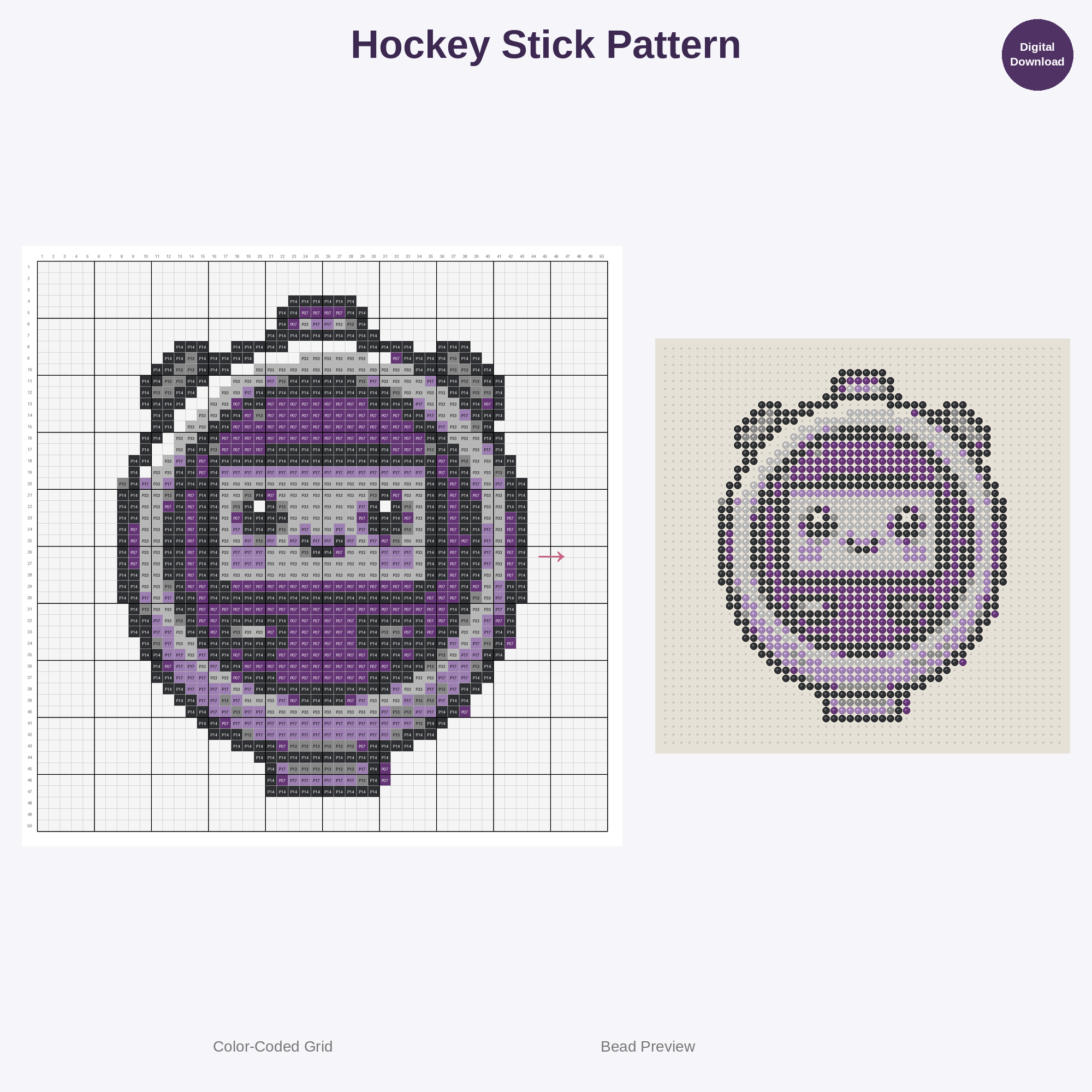 Cute Kawaii Sports Equipment & Balls Perler Bead Patterns Bundle, 48 Designs (PDF Digital Download)
