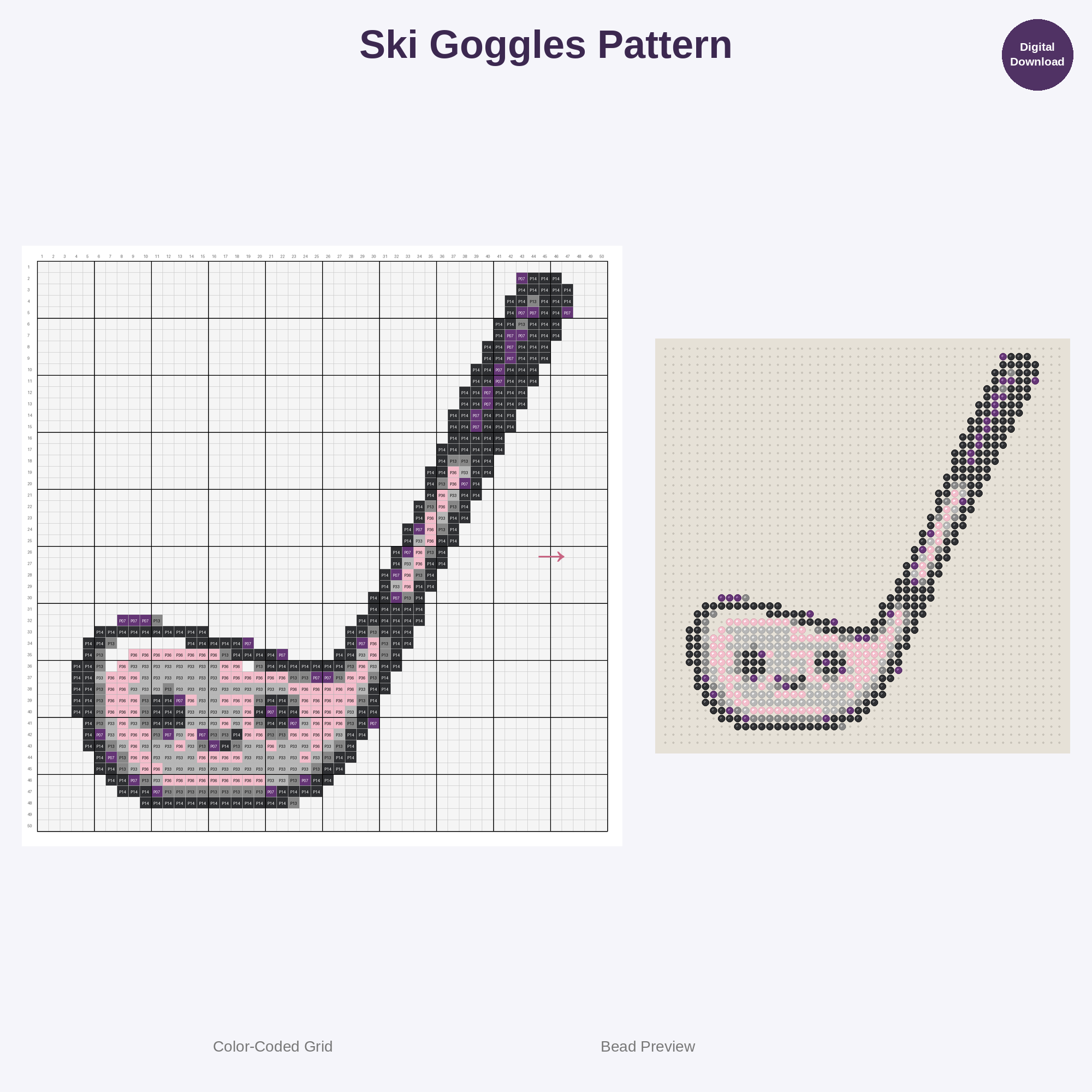 Cute Kawaii Sports Equipment & Balls Perler Bead Patterns Bundle, 48 Designs (PDF Digital Download)