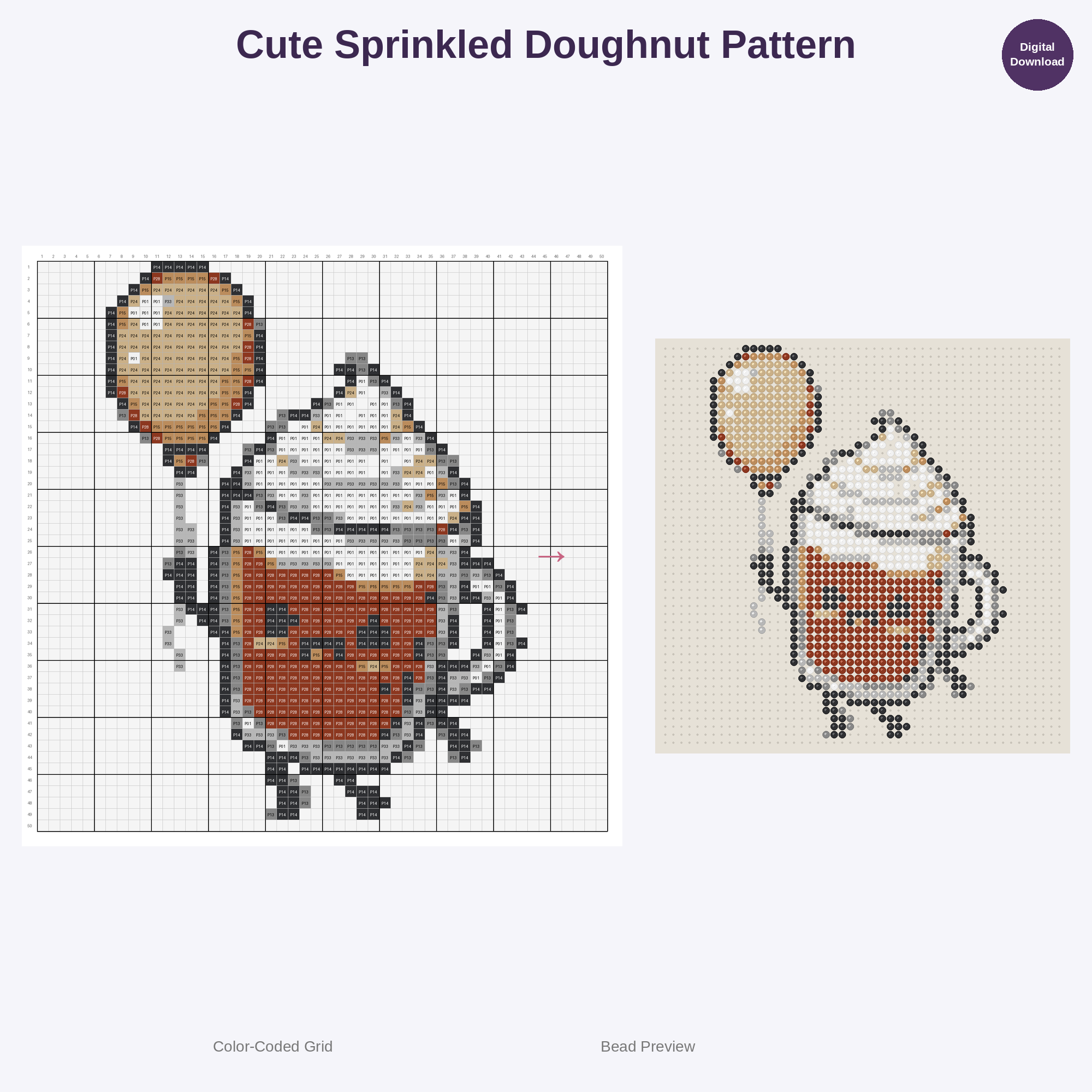 Sweet Brews & Treats Perler Bead Patterns Bundle, 48 Designs (PDF Digital Download)