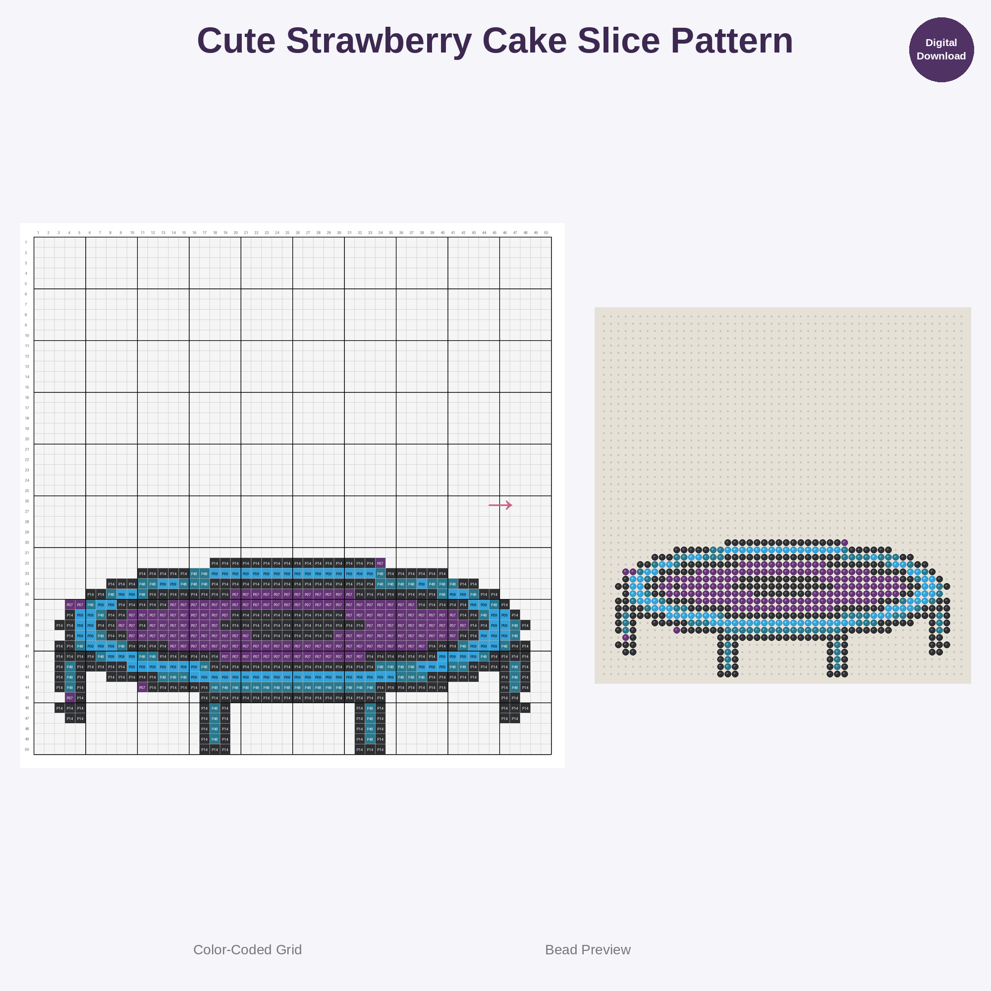 Sweet Brews & Treats Perler Bead Patterns Bundle, 48 Designs (PDF Digital Download)