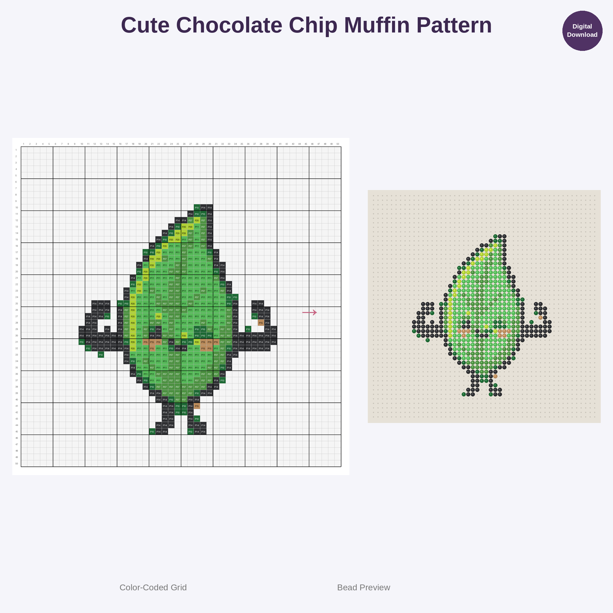 Sweet Brews & Treats Perler Bead Patterns Bundle, 48 Designs (PDF Digital Download)