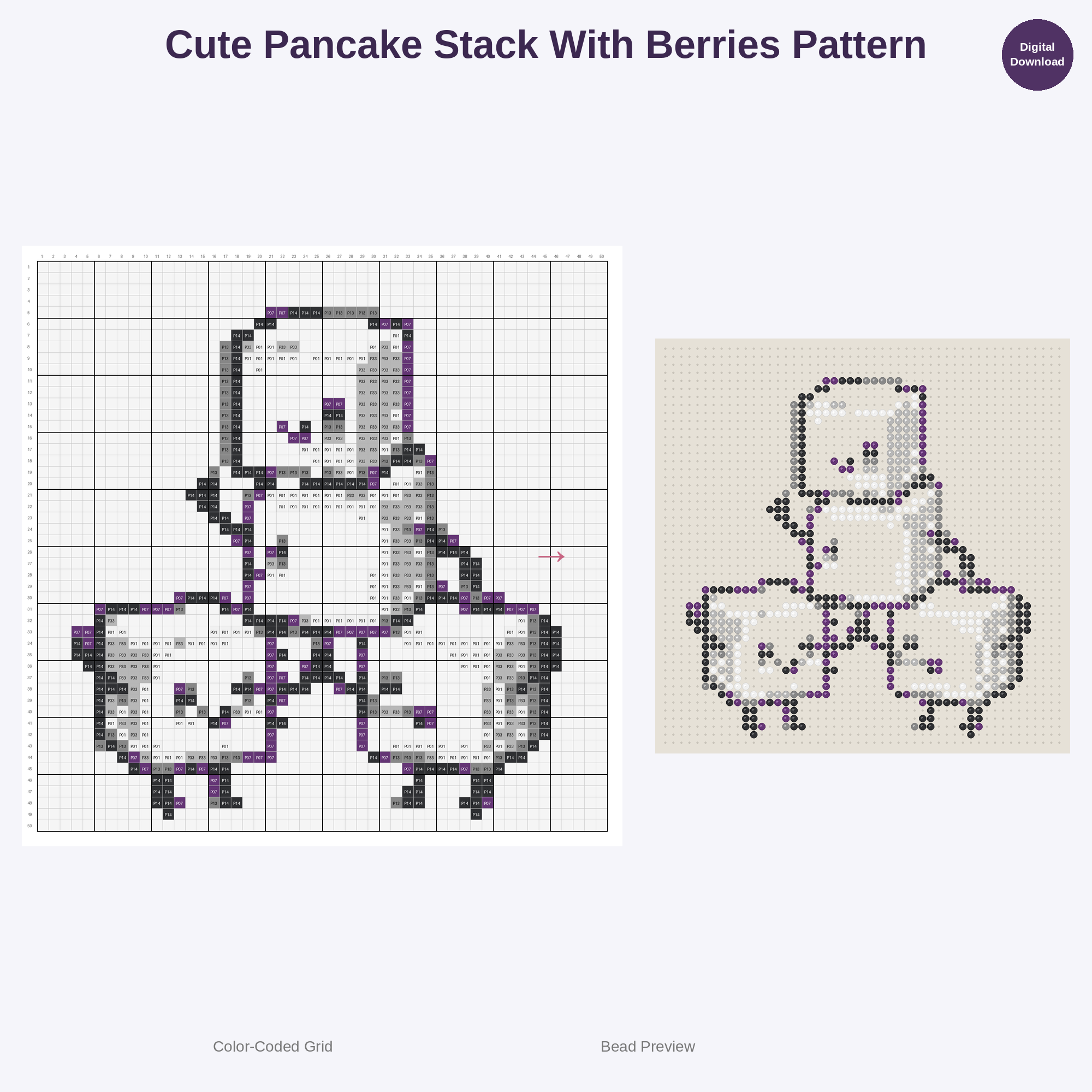 Sweet Brews & Treats Perler Bead Patterns Bundle, 48 Designs (PDF Digital Download)