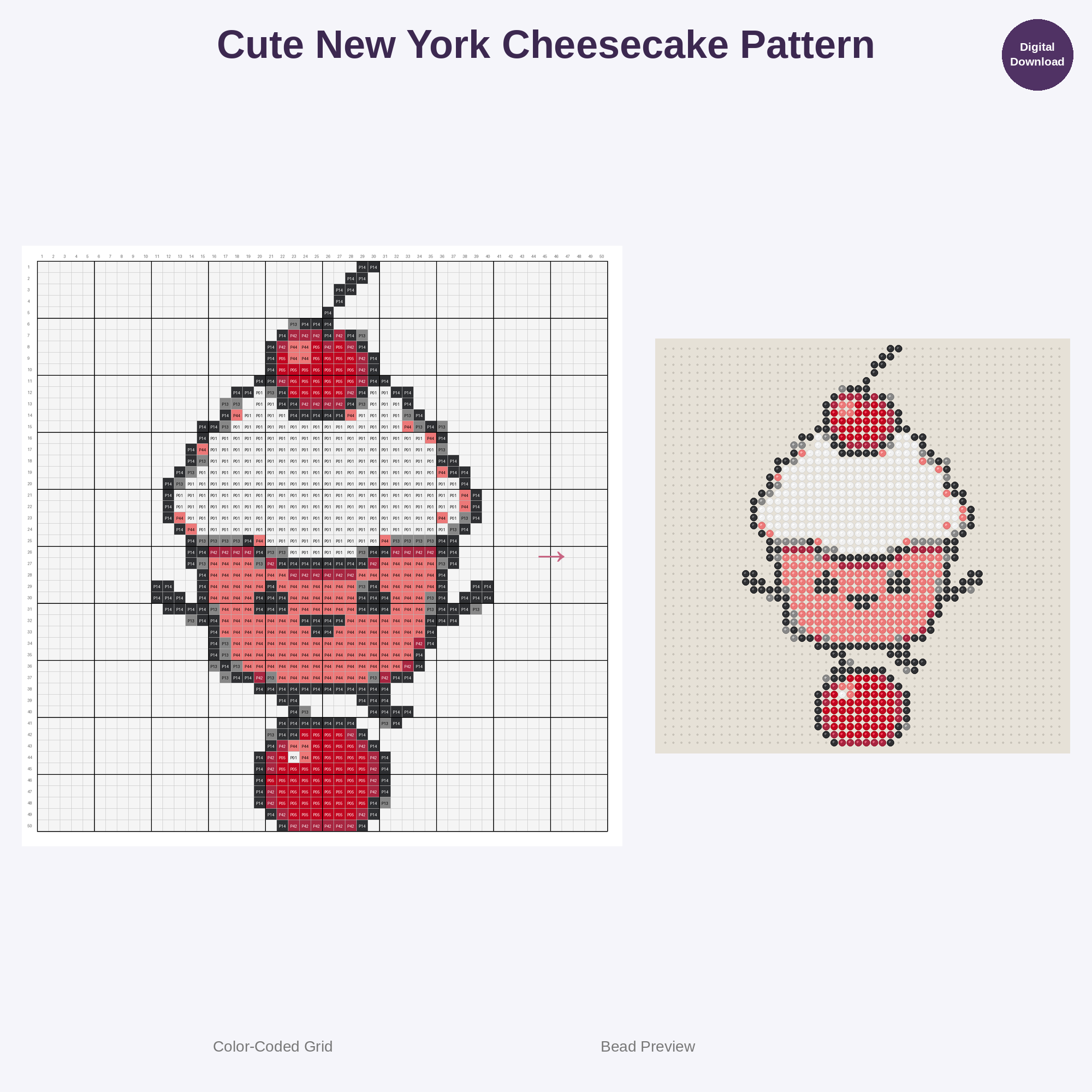 Sweet Brews & Treats Perler Bead Patterns Bundle, 48 Designs (PDF Digital Download)