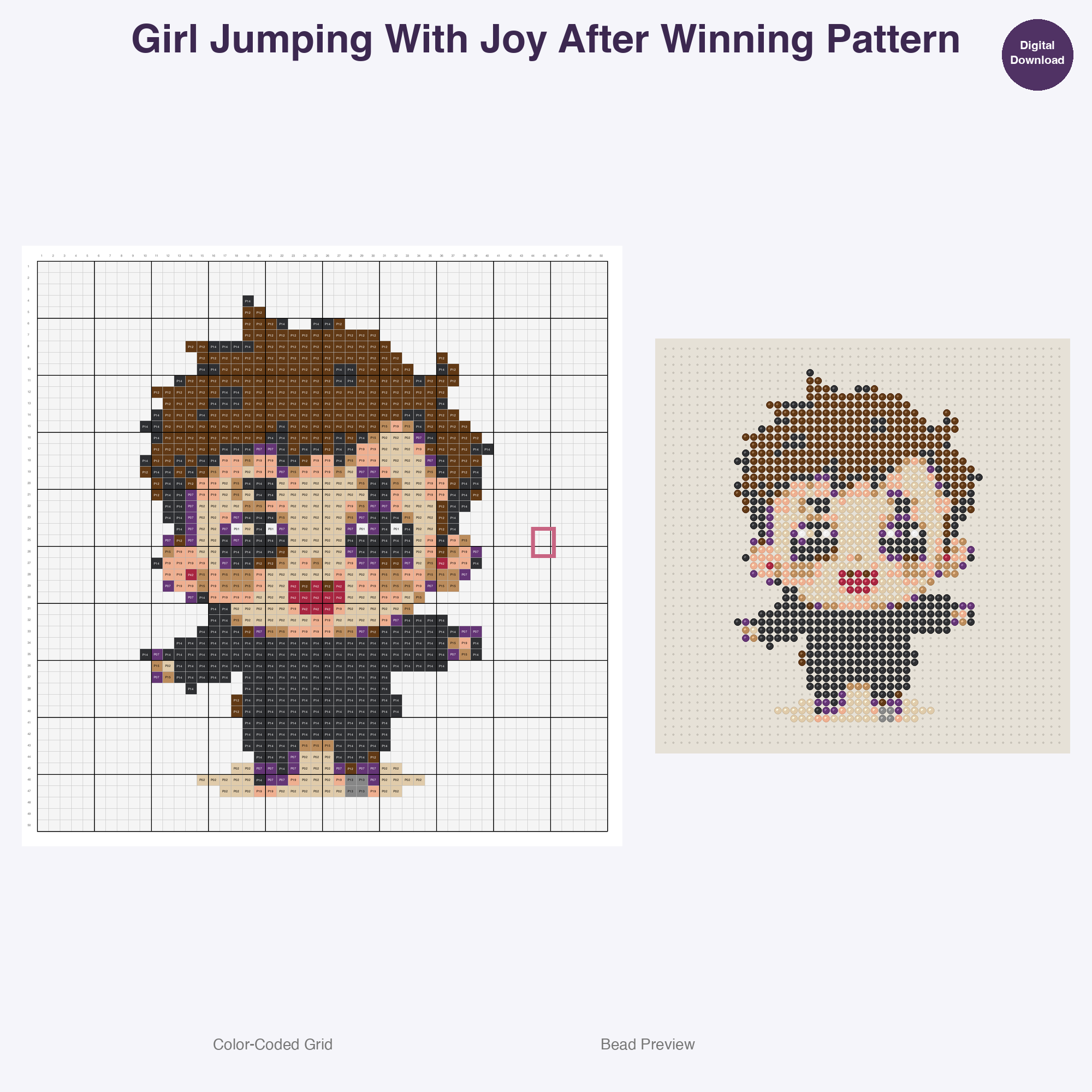 Cute Kids Table Tennis Perler Bead Patterns Bundle, 48 Designs (PDF Digital Download)