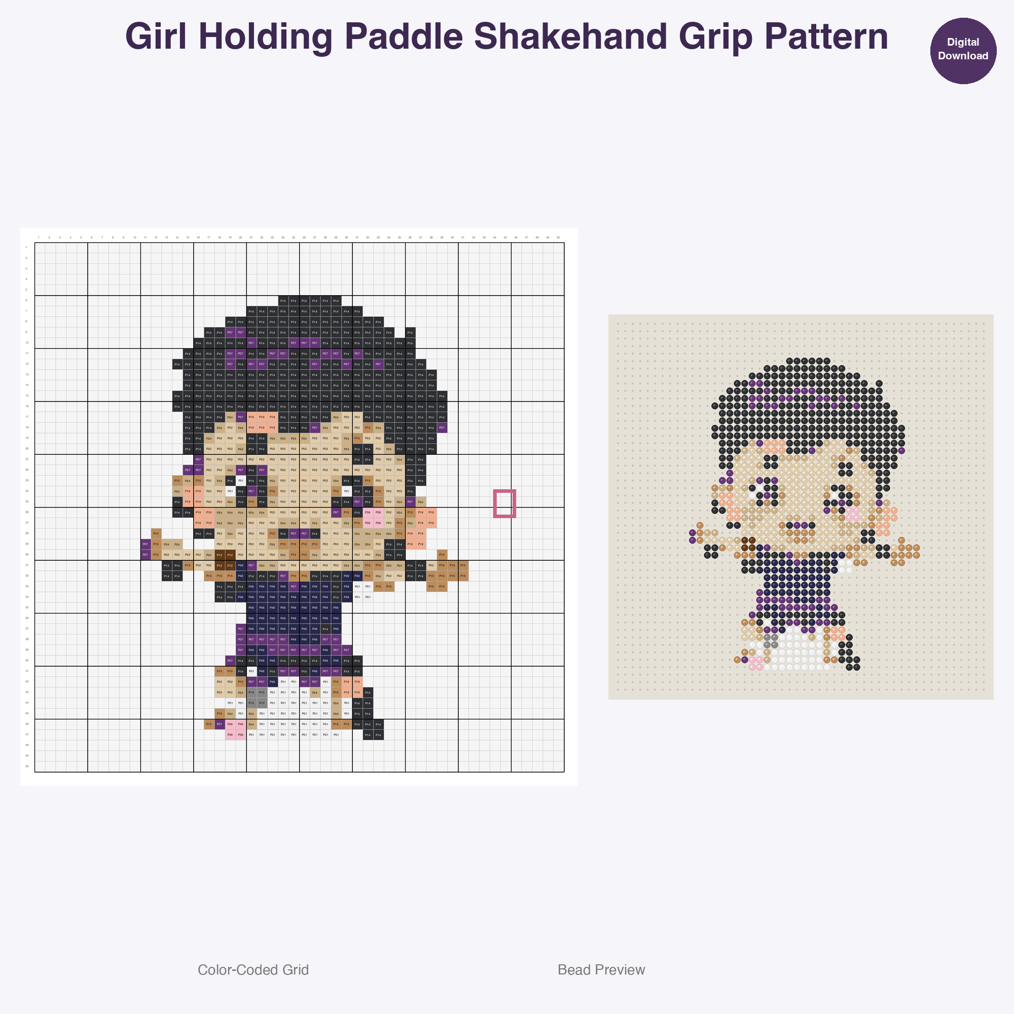 Cute Kids Table Tennis Perler Bead Patterns Bundle, 48 Designs (PDF Digital Download)