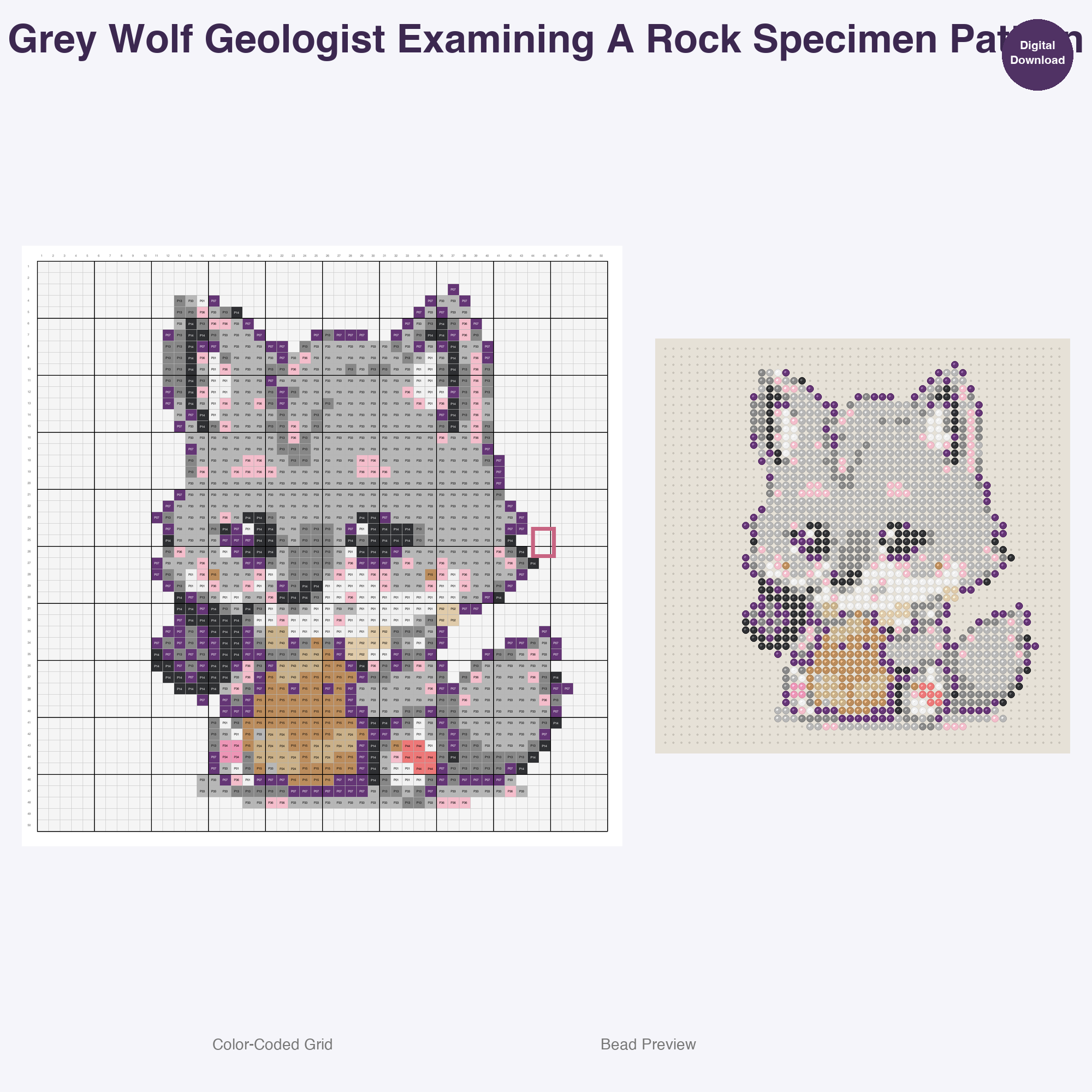 Whimsical Critter Crew Perler Bead Patterns Bundle, 48 Designs (PDF Digital Download)