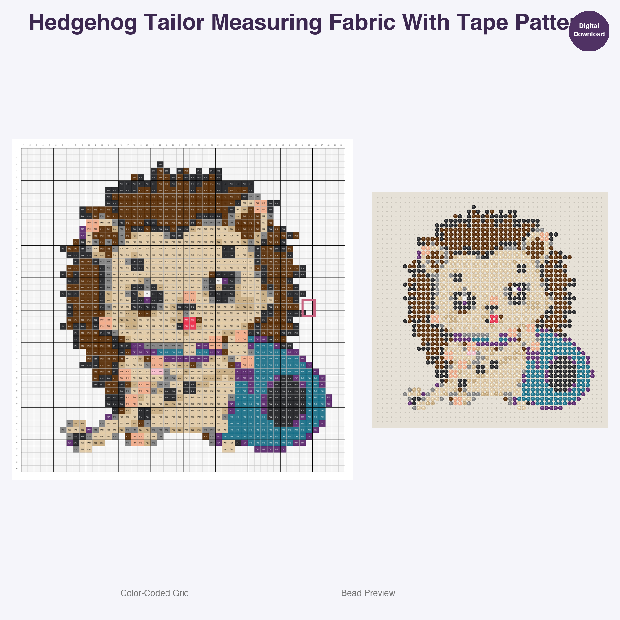 Whimsical Critter Crew Perler Bead Patterns Bundle, 48 Designs (PDF Digital Download)
