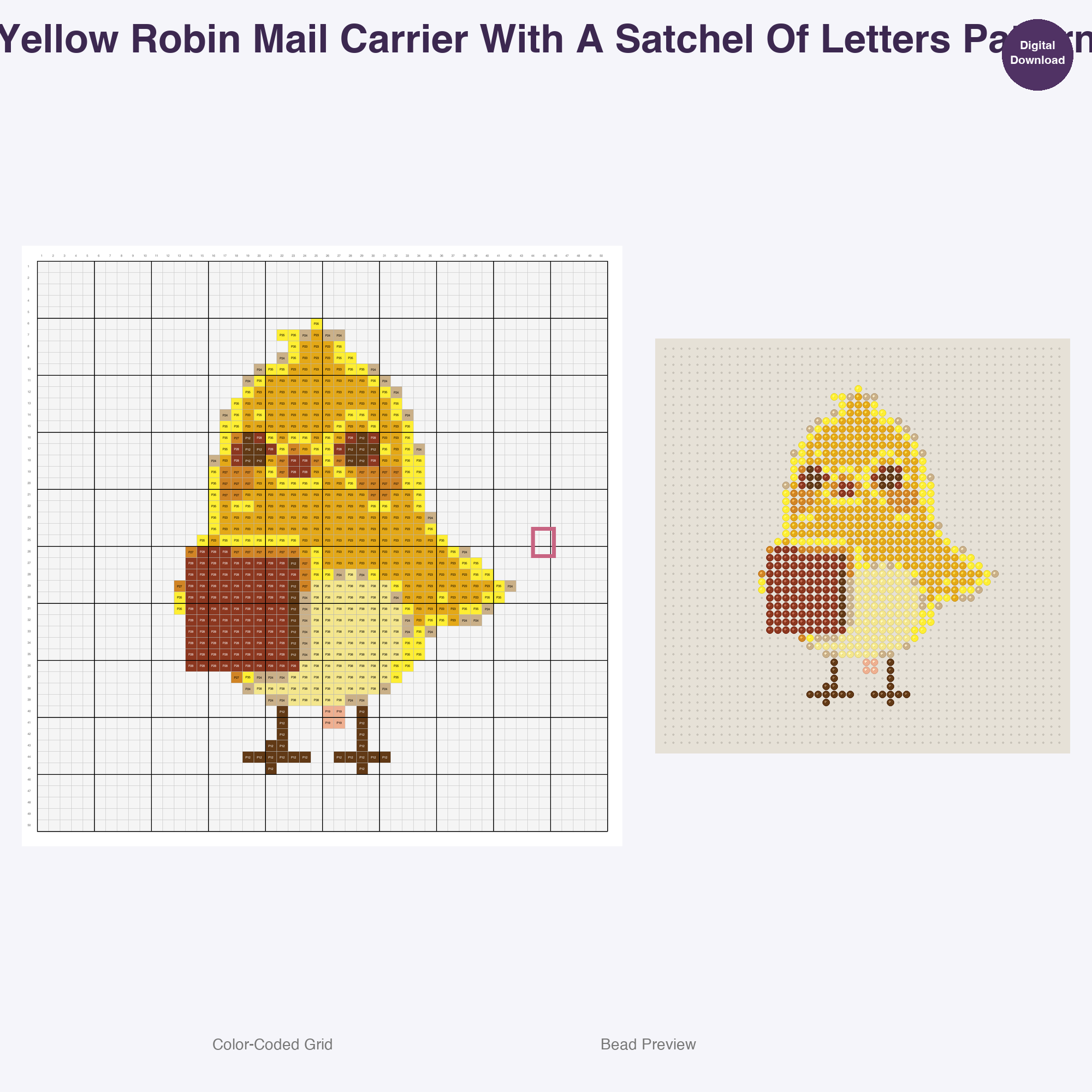 Whimsical Critter Crew Perler Bead Patterns Bundle, 48 Designs (PDF Digital Download)