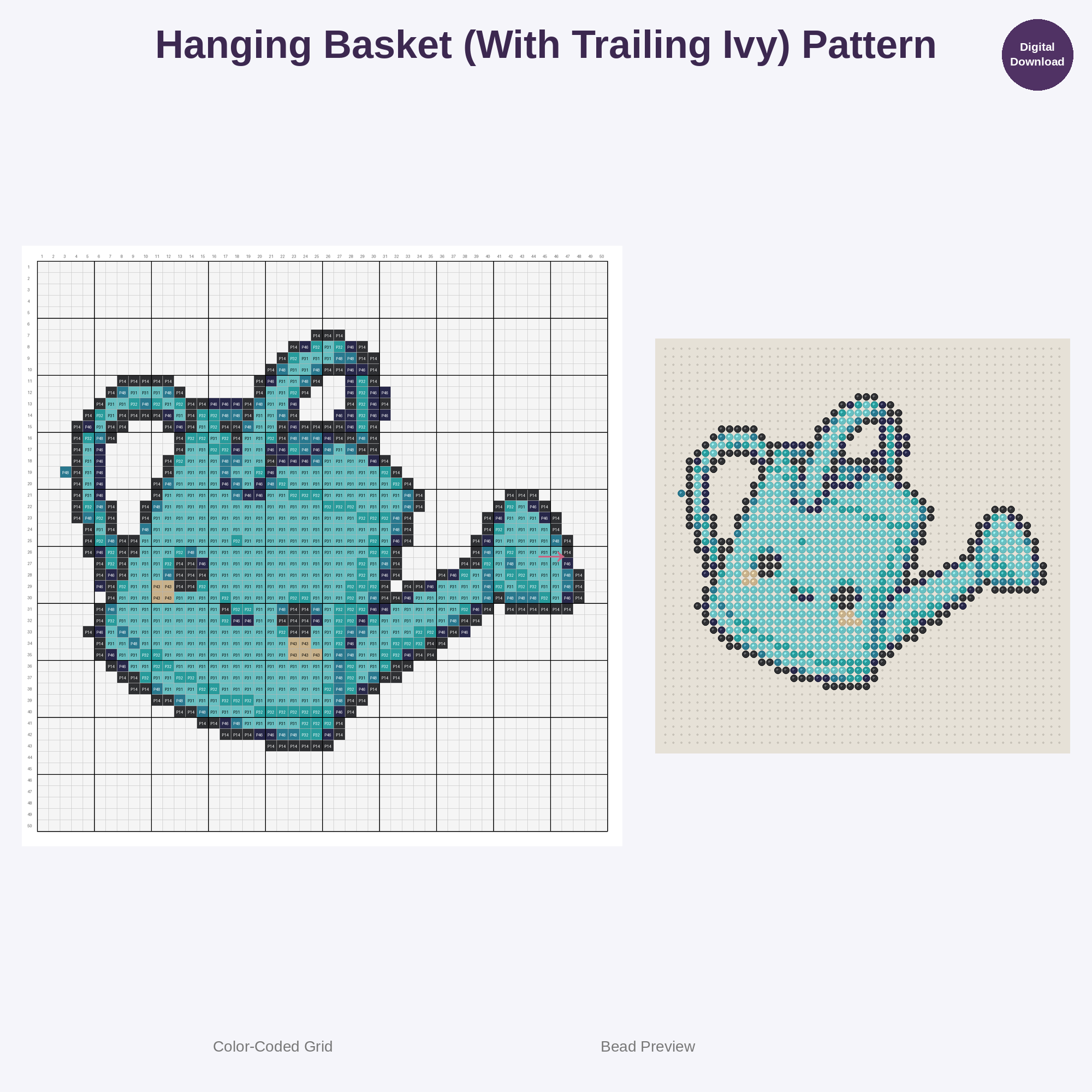 Whimsical Potting Shed & Garden Tools Perler Bead Patterns Bundle, 48 Designs (PDF Digital Download)