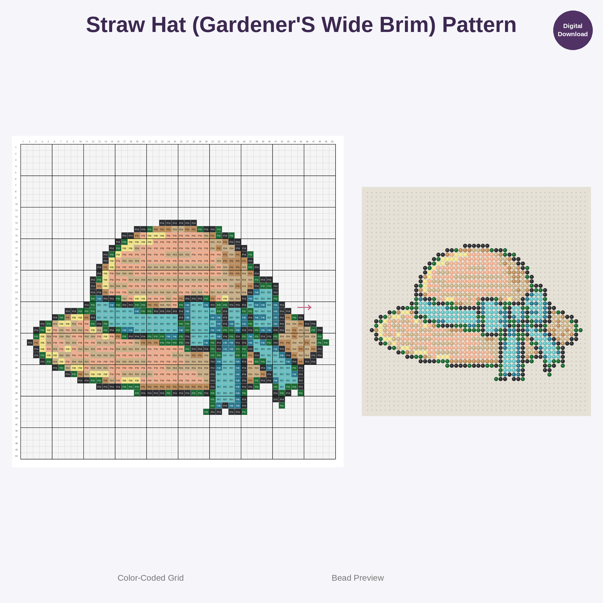 Whimsical Potting Shed & Garden Tools Perler Bead Patterns Bundle, 48 Designs (PDF Digital Download)