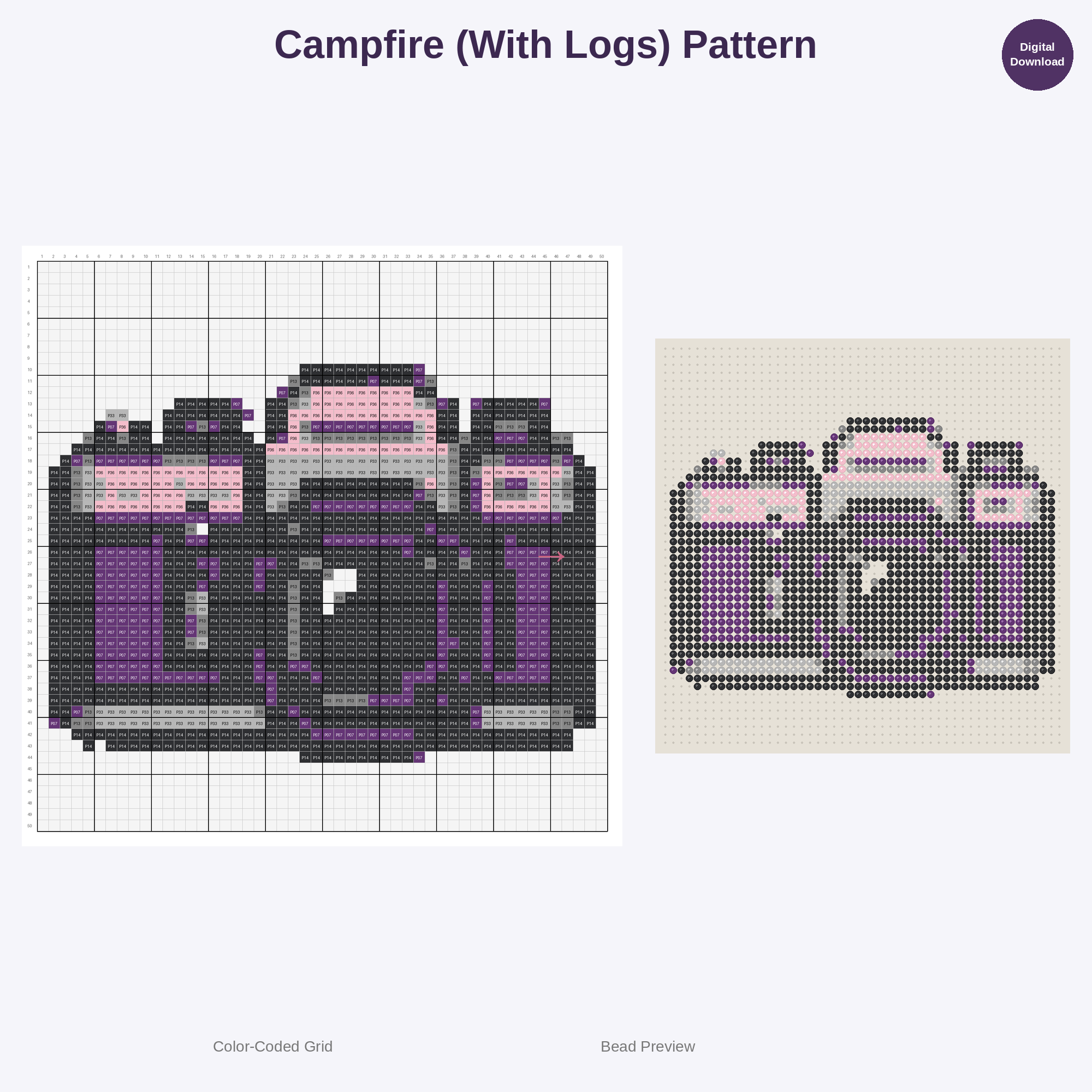 Wilderness Wonders & Wanderlust Perler Bead Patterns Bundle, 48 Designs (PDF Digital Download)