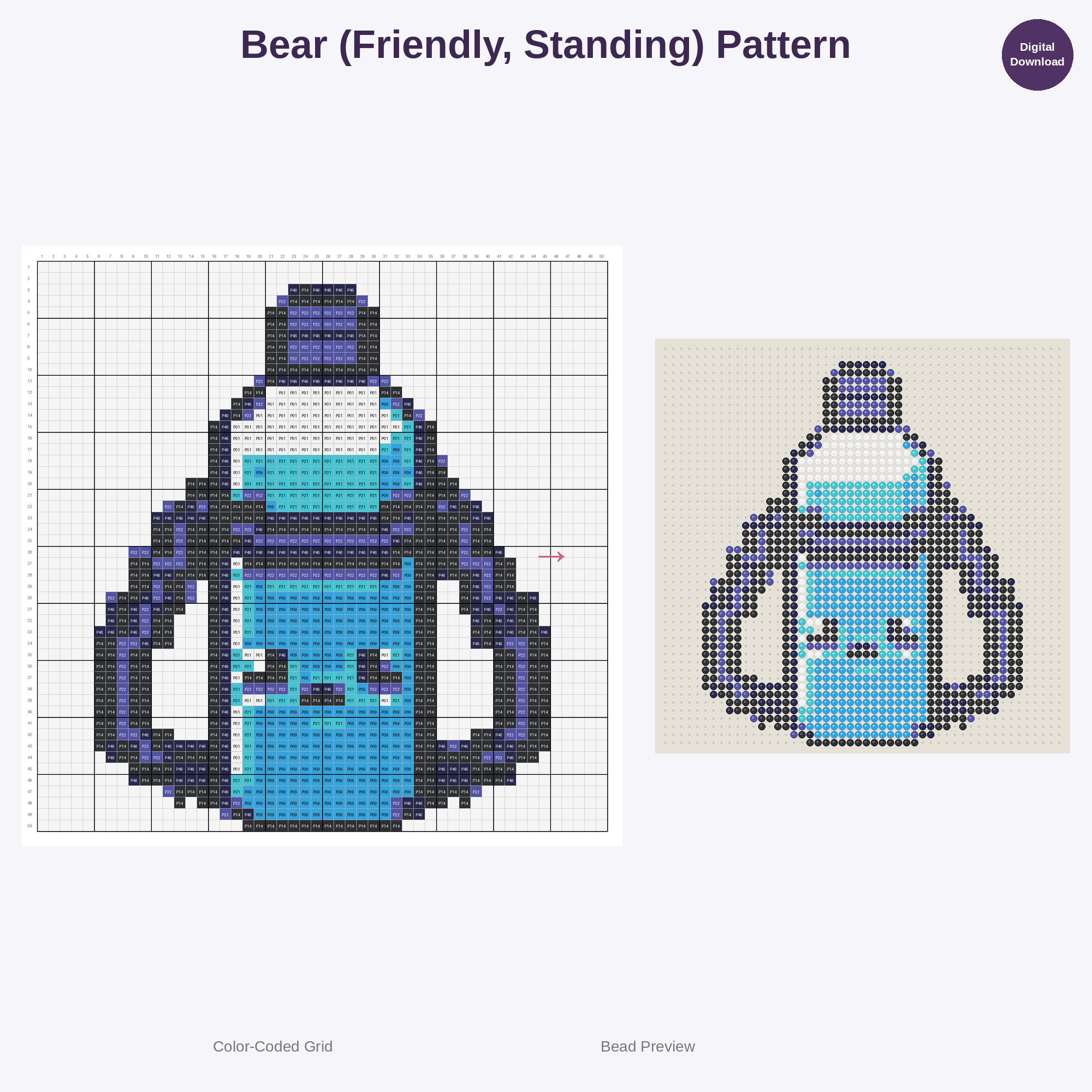 Wilderness Wonders & Wanderlust Perler Bead Patterns Bundle, 48 Designs (PDF Digital Download)