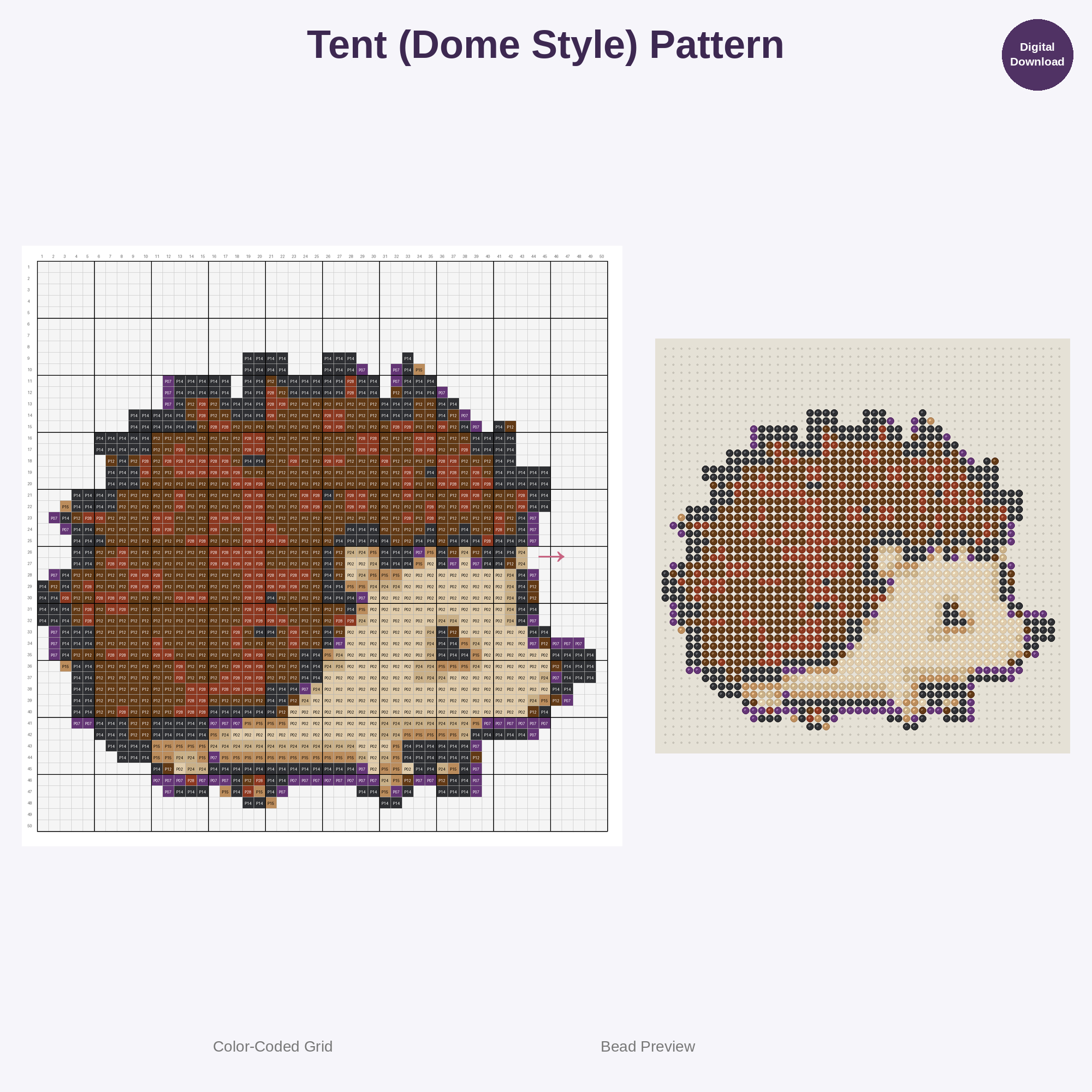 Wilderness Wonders & Wanderlust Perler Bead Patterns Bundle, 48 Designs (PDF Digital Download)