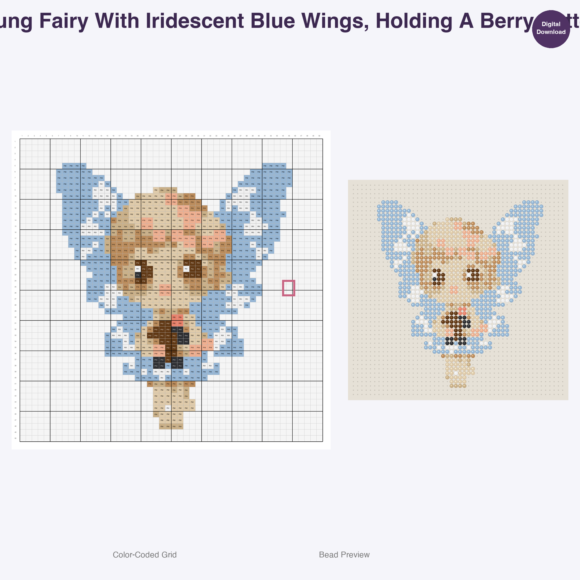 Young Fantasy Apprentices Perler Bead Patterns, 48 Designs x 3 Grid Sizes (29x29 + 50x50 + 128x128), Fuse Bead PDF Digital Download