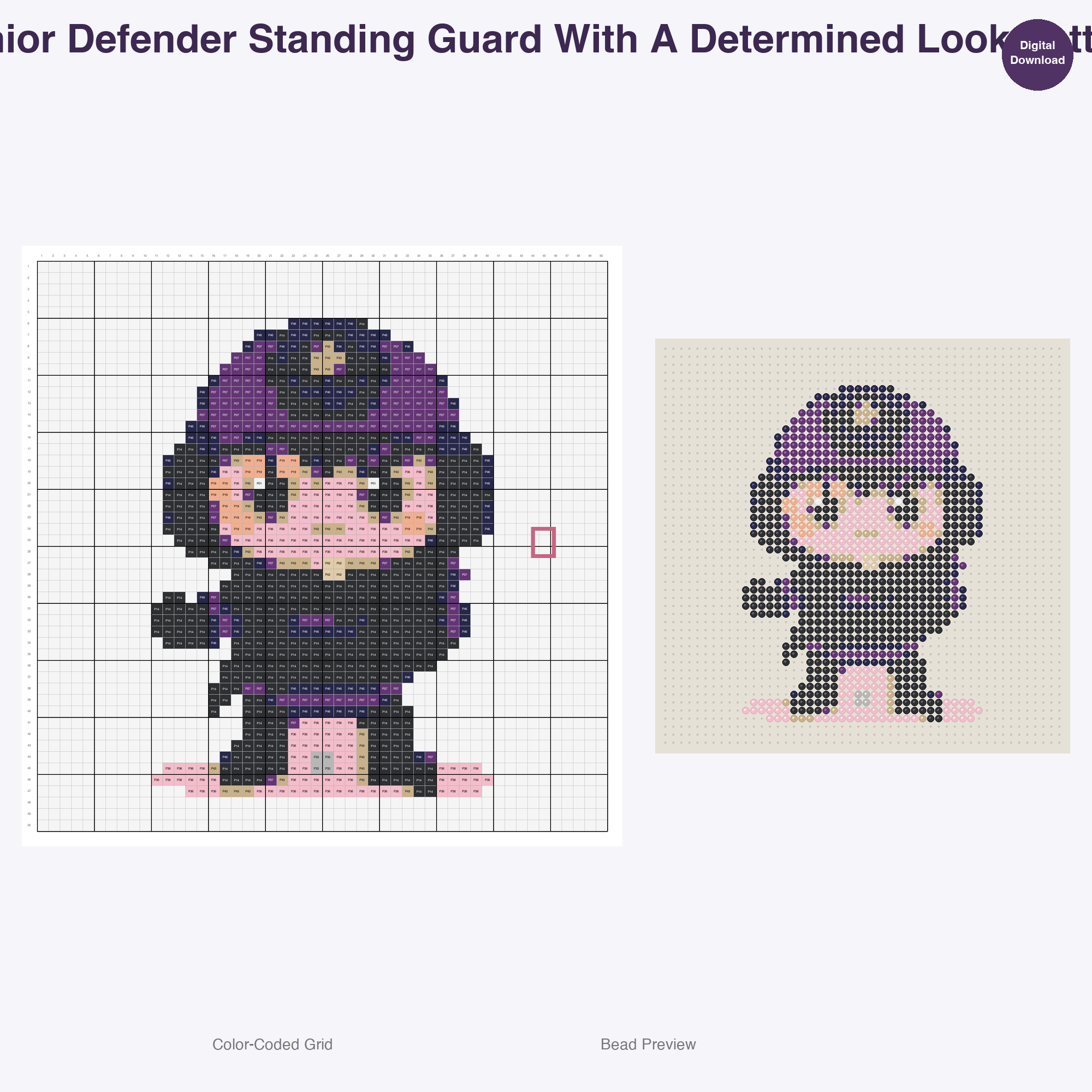 Young Fantasy Apprentices Perler Bead Patterns, 48 Designs x 3 Grid Sizes (29x29 + 50x50 + 128x128), Fuse Bead PDF Digital Download