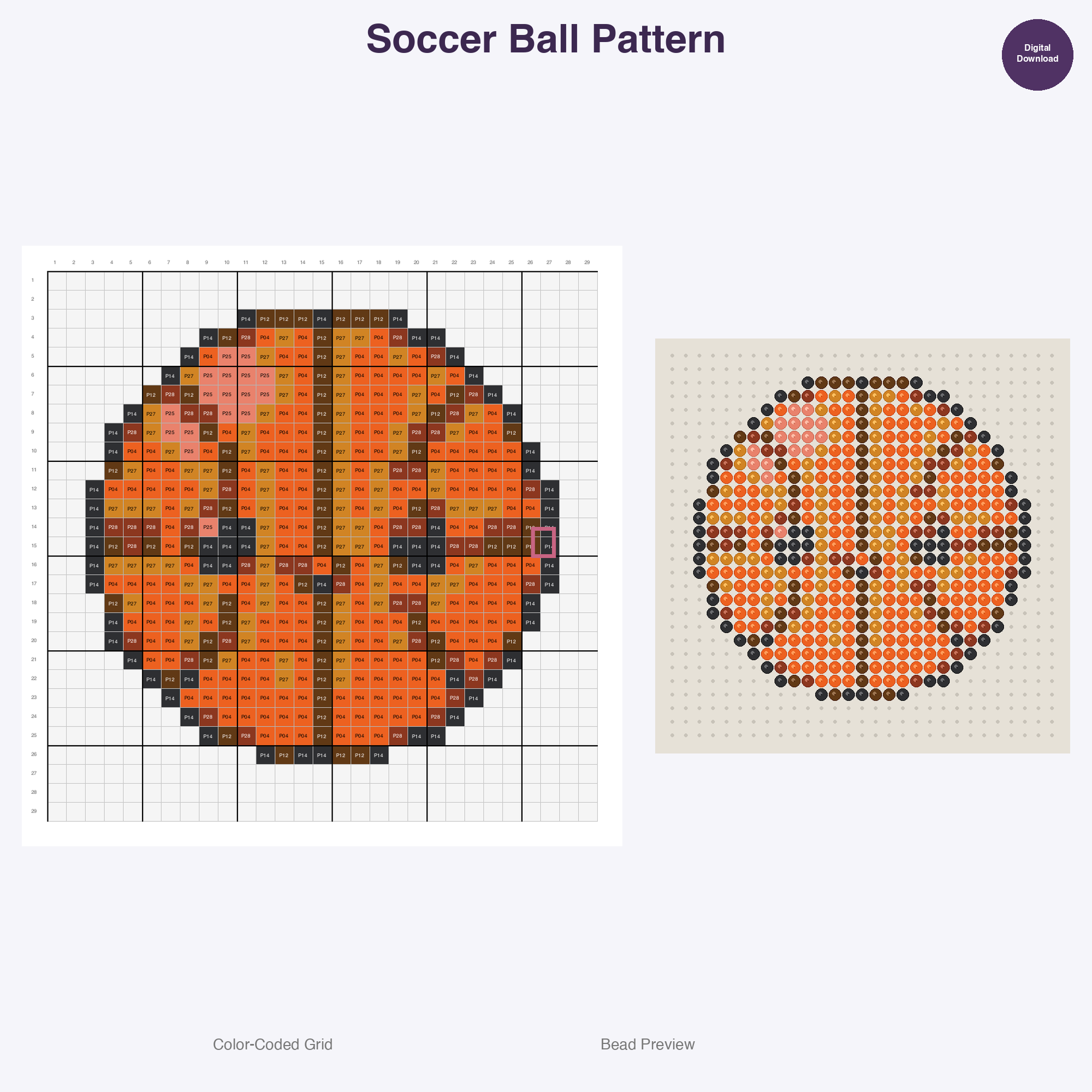 Sport Perler Bead Patterns Bundle, 48 Designs (PDF Digital Download)