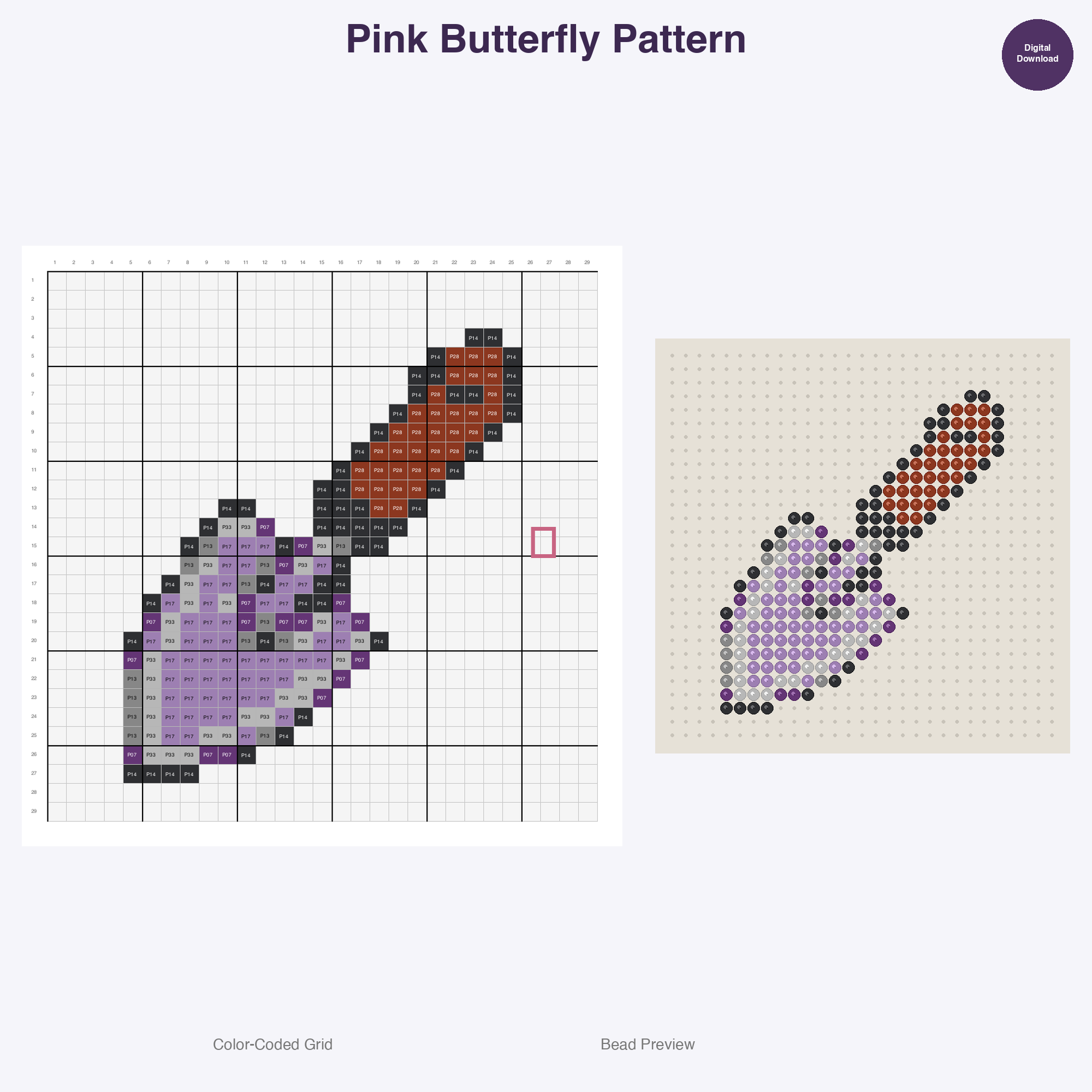 Whimsical Garden Bugs Perler Bead Patterns Bundle, 48 Designs (PDF Digital Download)
