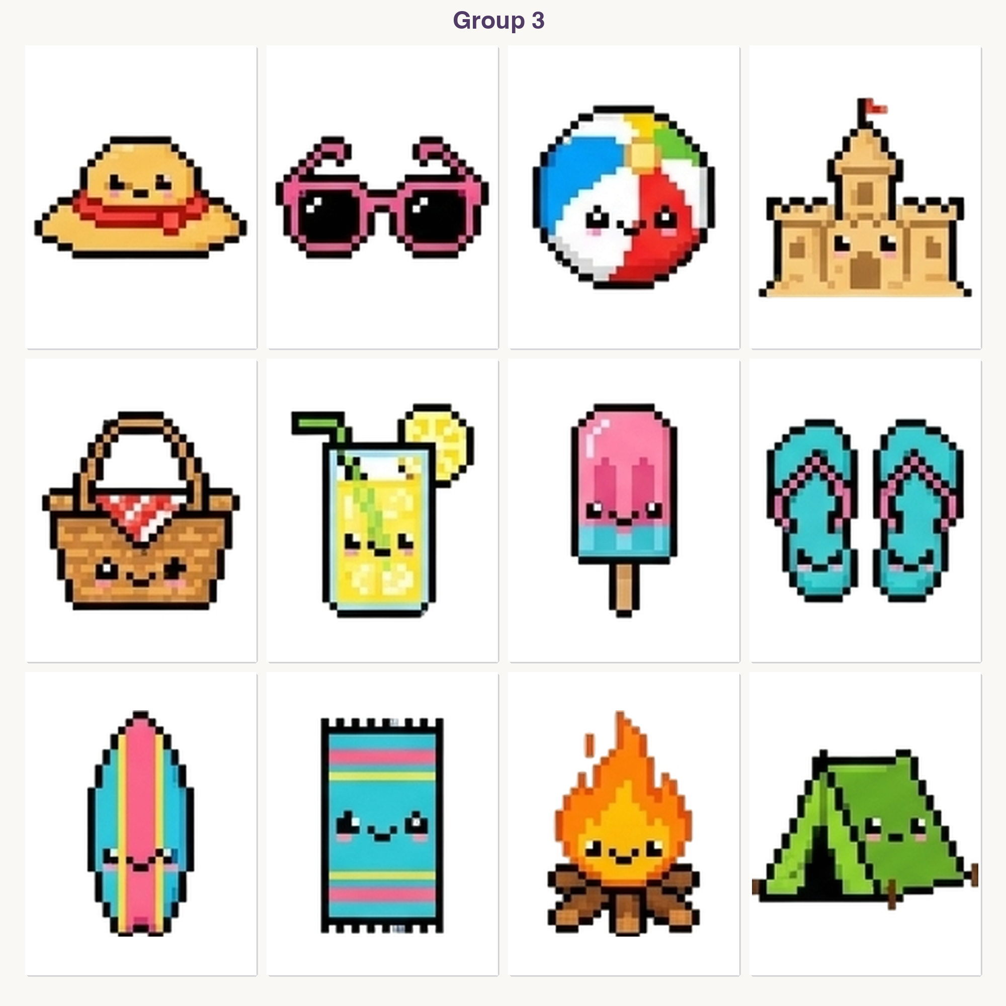 Whimsical Weather Seasons Perler Bead Patterns Bundle, 48 Designs (PDF Digital Download)