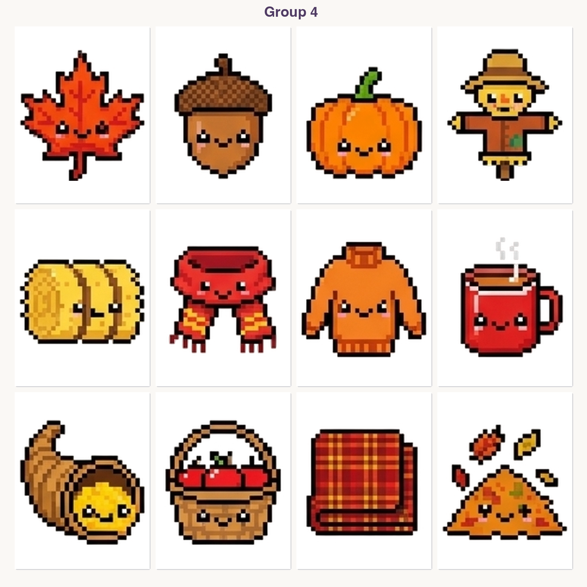 Whimsical Weather Seasons Perler Bead Patterns Bundle, 48 Designs (PDF Digital Download)